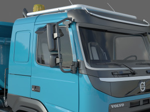 Volvo FMX 500 8x4 Billencs Dump Truck Modello 3D