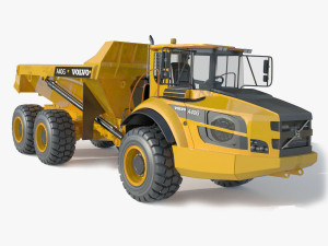 Volvo A40G Wheel Truck 3D Model