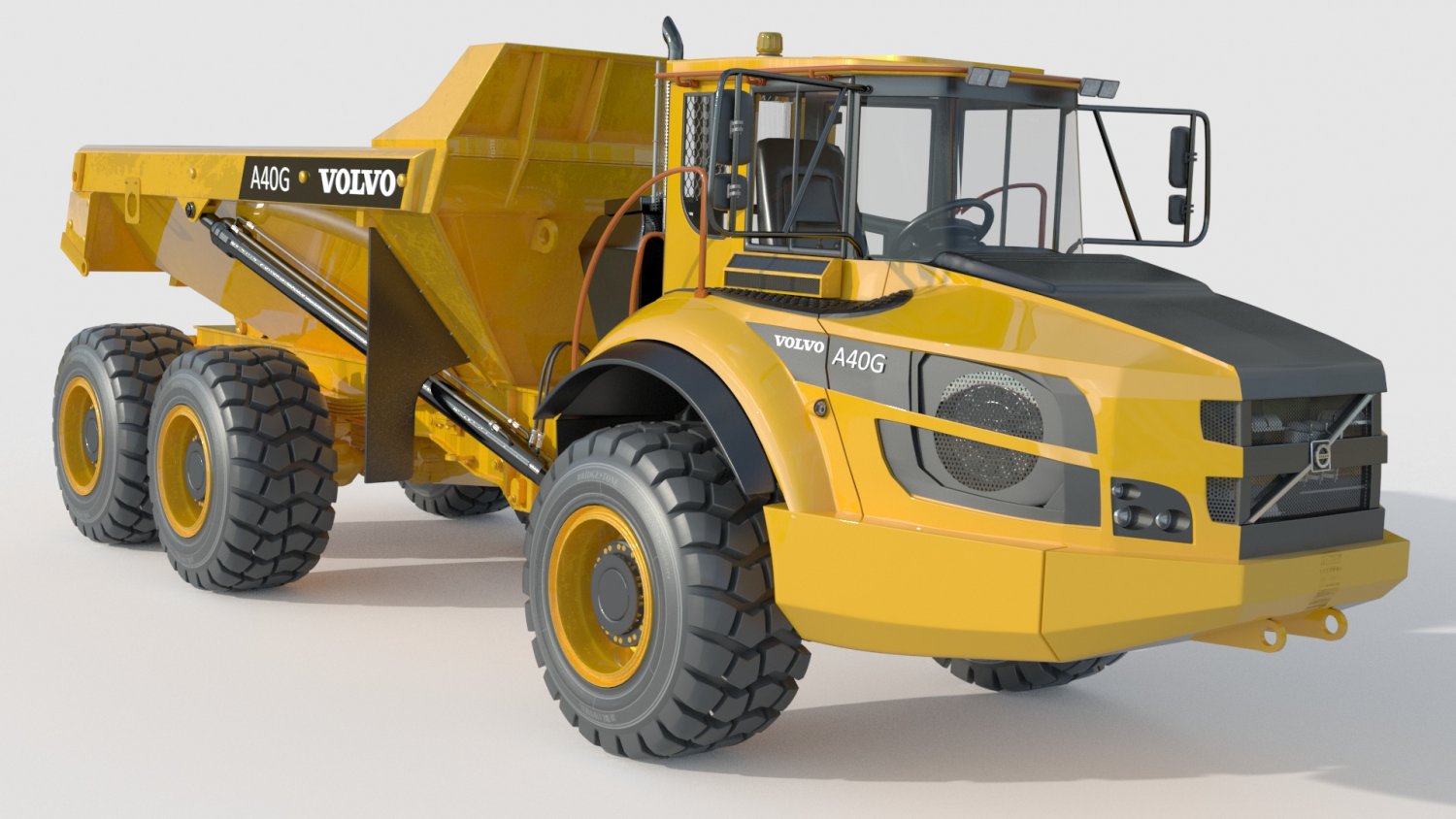 Volvo A40G Wheel Truck 3D Модель in Машины 3DExport