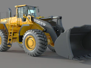 Volvo L350F Wheel Loader 3D Model