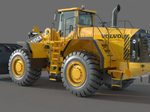 Volvo L350F Wheel Loader 3D Model