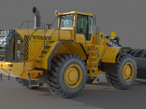 Volvo L350F Wheel Loader 3Dモデル