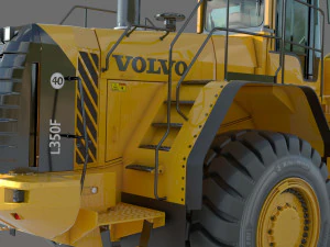 Volvo L350F Wheel Loader 3D Model