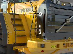 Volvo L350F Wheel Loader 3Dモデル
