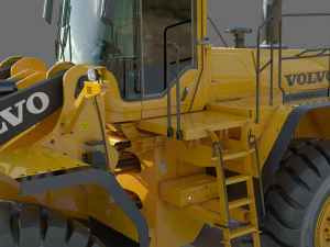 Volvo L350F Wheel Loader 3D Model