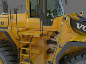 Volvo L350F Wheel Loader 3D Model