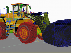 Volvo L350F Wheel Loader 3Dモデル