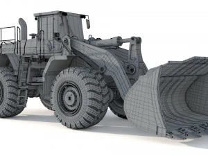 Volvo L350F Wheel Loader 3D Model