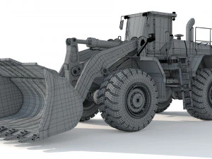 Volvo L350F Wheel Loader 3D Model