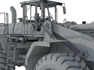 Volvo L350F Wheel Loader 3Dモデル