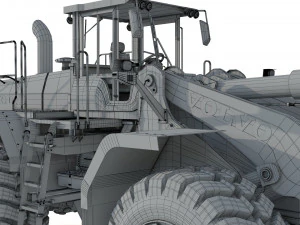 Volvo L350F Wheel Loader 3D Model