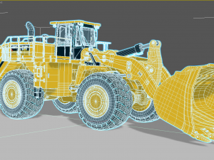 Caterpillar Cat 988K Wheel Loader Modelo 3D