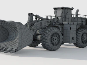 Caterpillar Cat 988K Wheel Loader 3D Model
