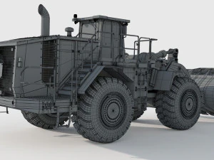 Caterpillar Cat 988K Wheel Loader 3D Model
