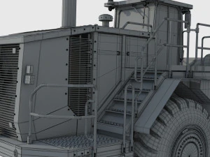 Caterpillar Cat 988K Wheel Loader 3D Model