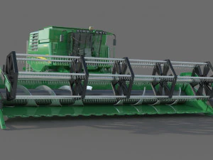 John Deere T670i Harvester 3D Model