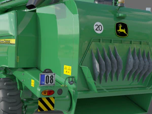 John Deere T670i Harvester 3D Model
