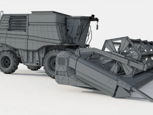John Deere T670i Harvester 3D Model