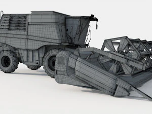 John Deere T670i Harvester 3D Model