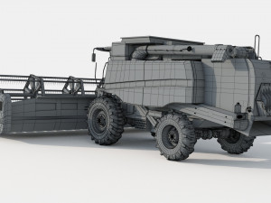 John Deere T670i Harvester Modelo 3D
