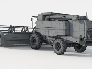 John Deere T670i Harvester 3D Model