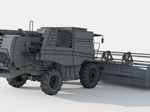 John Deere T670i Harvester Modelo 3D