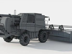 John Deere T670i Harvester 3D Model