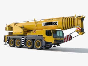 Liebherr LTM 1080 Cranes 3D Model