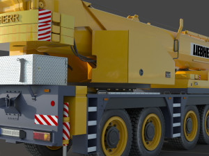 Liebherr LTM 1080 Cranes 3D Model