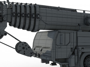Liebherr LTM 1080 Cranes 3D Model