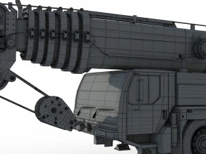 Liebherr LTM 1080 Cranes 3D Model