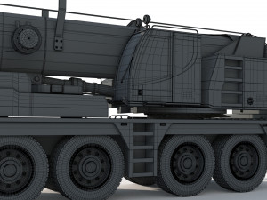 Liebherr LTM 1080 Cranes 3D Model
