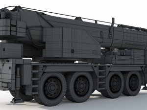 Liebherr LTM 1080 Cranes 3D Model