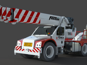 Franna 40t Crane Modelo 3D