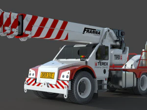 Franna 40t Crane 3D Model