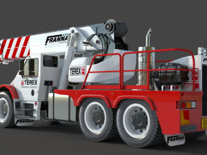 Franna 40t Crane Modelo 3D