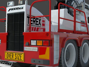 Franna 40t Crane 3D Model