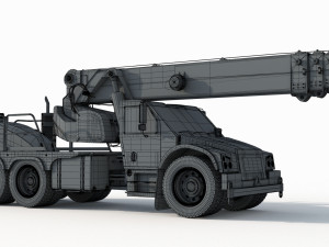Franna 40t Crane Modelo 3D