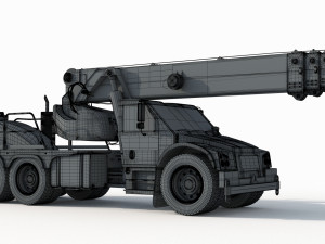 Franna 40t Crane Modelo 3D