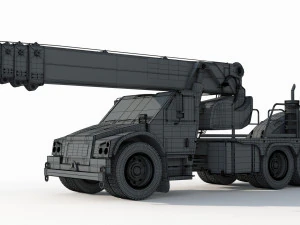 Franna 40t Crane 3D Model