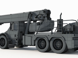 Franna 40t Crane Modelo 3D