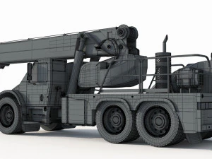 Franna 40t Crane 3D Model