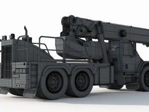 Franna 40t Crane 3D Model