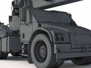 Franna 40t Crane 3D Model