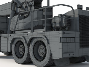 Franna 40t Crane Modelo 3D