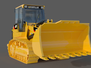 Caterpillar Crawler Loaders 963D 3D मॉडल