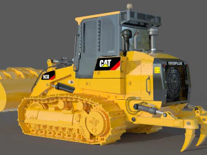 Caterpillar Crawler Loaders 963D 3D Model