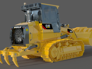 Caterpillar Crawler Loaders 963D 3D मॉडल