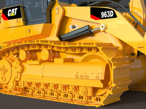 Caterpillar Crawler Loaders 963D 3D मॉडल