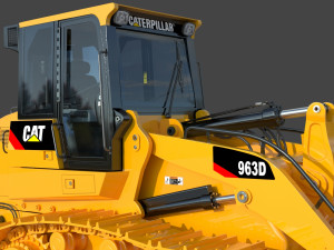 Caterpillar Crawler Loaders 963D 3D मॉडल